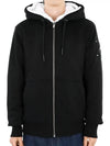 Classic Bunny Zip Up Hoodie White Lining Black - MOOSE KNUCKLES - BALAAN 3