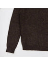 Men's alpaca blend brown wool knit ANIT103 - IKALOOOK - BALAAN 4