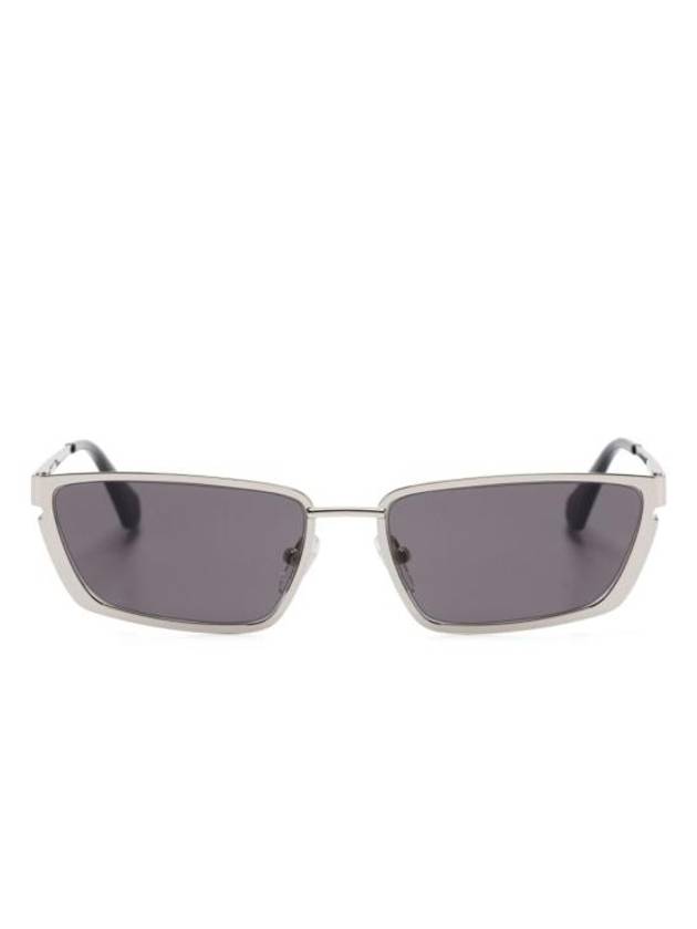 Sunglasses OERI119S24MET001 7207 SILVER DARK GRAY - OFF WHITE - BALAAN 1