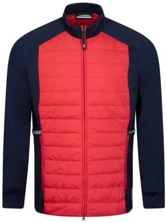 Men's Kenny Hybrid Padded Jacket Red - J.LINDEBERG - BALAAN 1