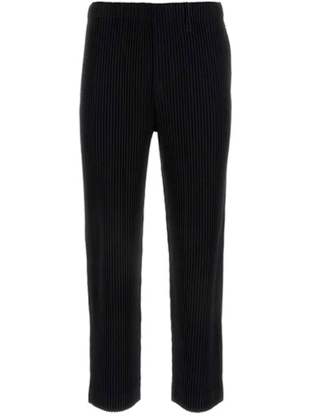 Pleated Straight Pants Black - ISSEY MIYAKE - BALAAN 2