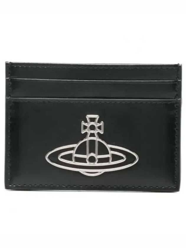 Logo Plaque Card Wallet Black - VIVIENNE WESTWOOD - BALAAN 2