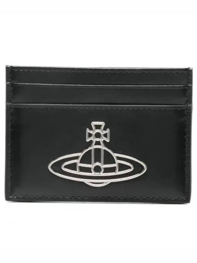 Logo Plaque Card Wallet Black - VIVIENNE WESTWOOD - BALAAN 2