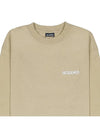 Le Manches Longues Cotton Long Sleeve T-Shirt Light Khaki - JACQUEMUS - BALAAN 4