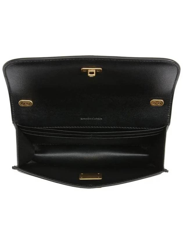 BB Gold Logo Cross Bag Black - BALENCIAGA - BALAAN 5