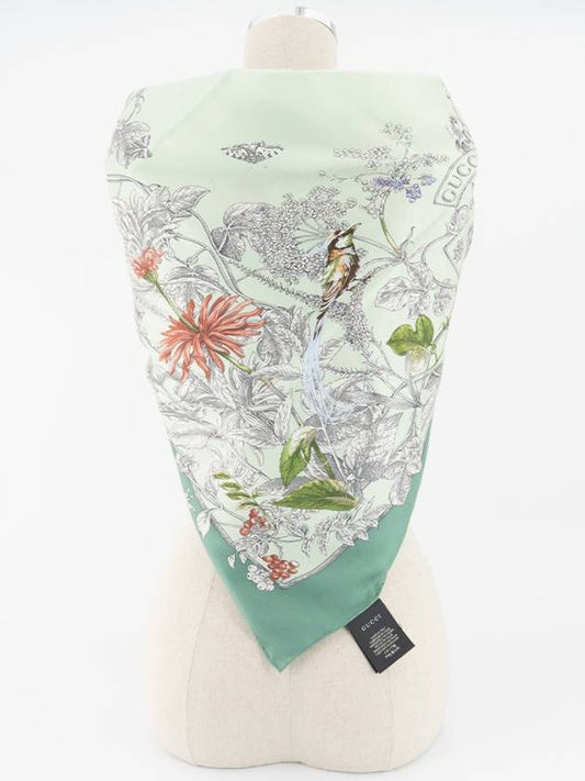 Tropical Silk Flower Scarf - GUCCI - BALAAN 2