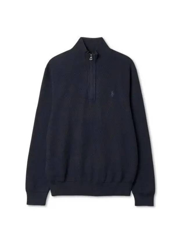 Long sleeve half zip up pullover navy - POLO RALPH LAUREN - BALAAN 1