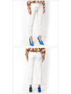 Women's Crop Jeans White - MSGM - BALAAN 3