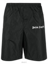 Men's Logo Swim Shorts Black - PALM ANGELS - BALAAN 3