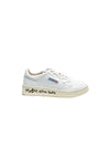 slogan logo sole medalist low top sneakers white - AUTRY - BALAAN 1