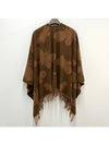 Weekend PACE Jacquard Wool Cape Camel 2425736024600 002 - MAX MARA - BALAAN 3