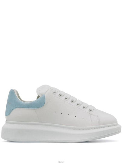 Oversized Low Top Sneakers White Powder Blue - ALEXANDER MCQUEEN - BALAAN 2