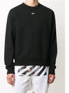 Omba025E Stencil Logo Sweatshirt Sweatshirt - OFF WHITE - BALAAN 3