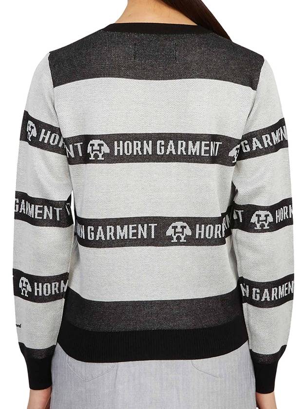 Golf Wear Knit HHW 2A AB52 BLACK - HORN GARMENT - BALAAN 4