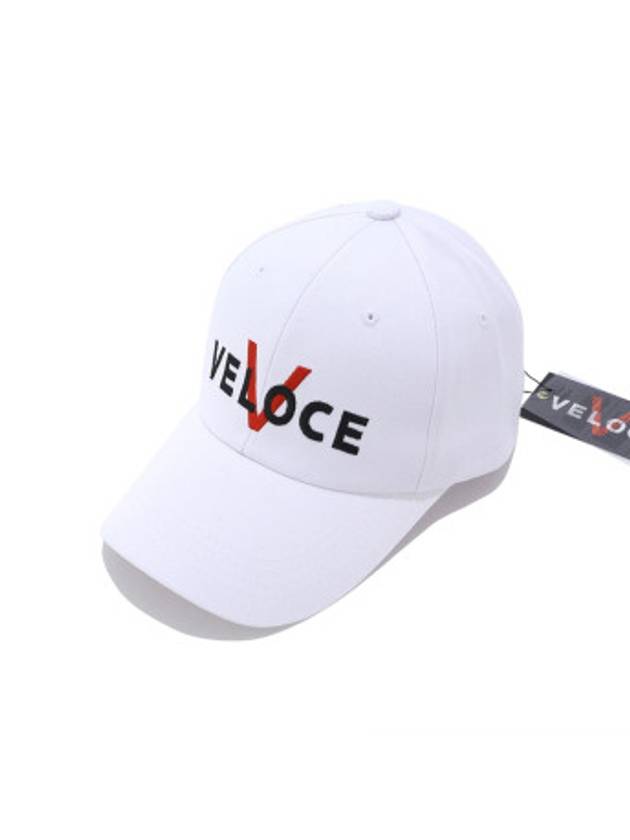 RV Hard Fit Ball Cap White - VVELOCE - BALAAN 1