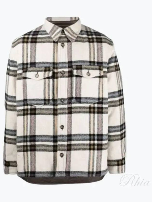 Men's Check Jacket Beige - ISABEL MARANT - BALAAN 2