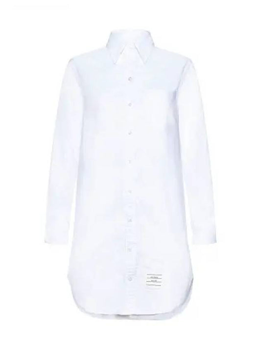 RWB Cotton Shirt Dress White - THOM BROWNE - BALAAN 2