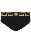 Greca Border Briefs Black - VERSACE - BALAAN 2