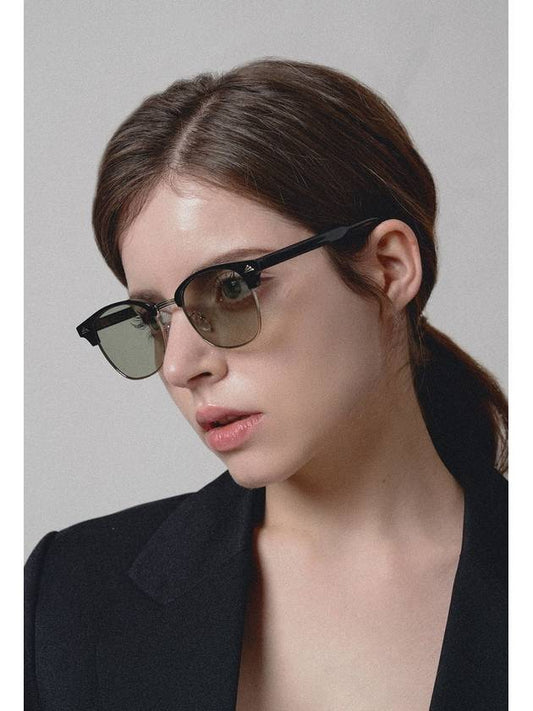 YLeen SILVER SUNGLASS GREEN - RECLOW - BALAAN 1