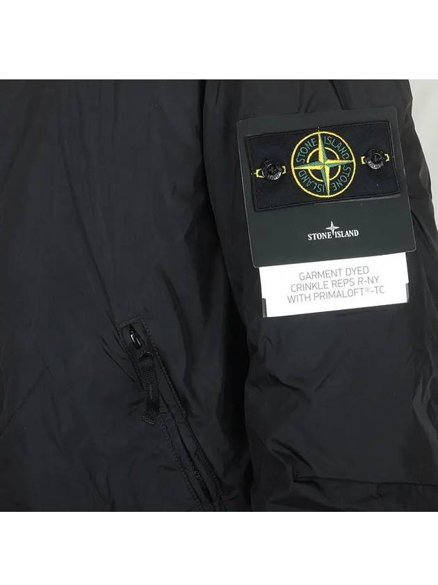 Crinkle Reps R NY Padding Black - STONE ISLAND - BALAAN 3