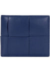 Intrecciato Cassette Half Wallet Blue - BOTTEGA VENETA - BALAAN 2