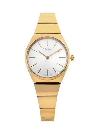 WoMen's Metal Watch Gold - CALVIN KLEIN - BALAAN 1