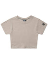 NAMIB WAFFLE CROP TOP GRAY - FREAKISH BUILDING - BALAAN 1