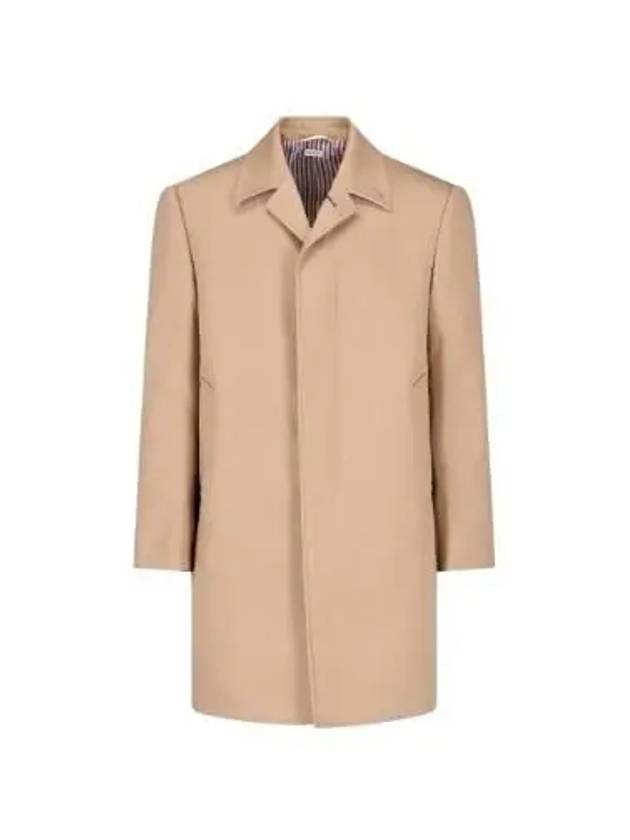 Men's Mackintosh Bal Collar Classic Single Coat Khaki - THOM BROWNE - BALAAN 2