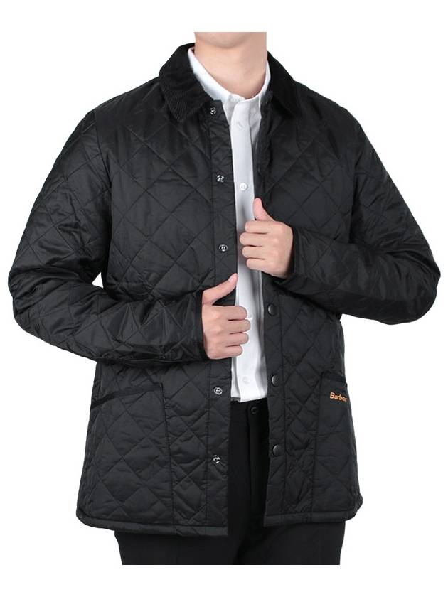 Heritage Liddesdale Quilted Padding Black - BARBOUR - BALAAN 4