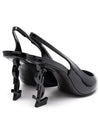 Monogram Slingback Heels - SAINT LAURENT - BALAAN.