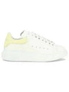 Oversized Yellow Tab Low Top Sneakers White - ALEXANDER MCQUEEN - BALAAN 2