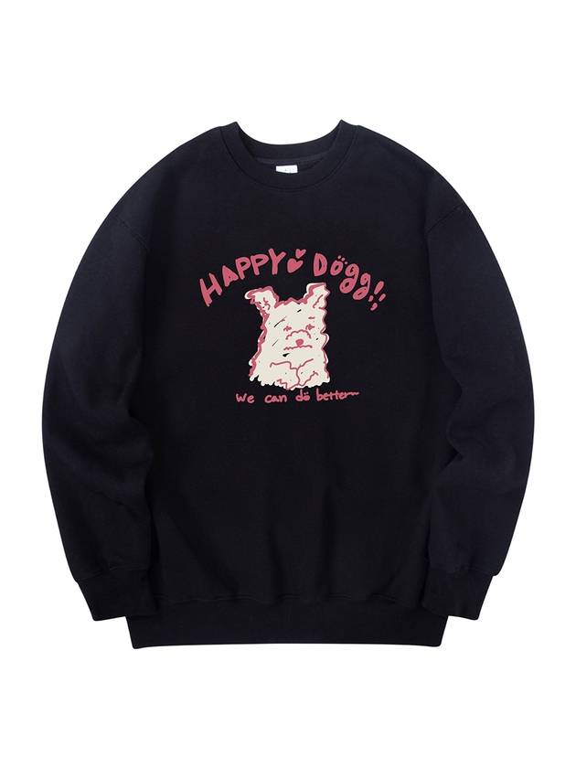 Happy Doggy Sweatshirt Black - RADINEO - BALAAN 2