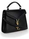 Box Cassandre Mini Top Leather Tote Bag Black - SAINT LAURENT - BALAAN 3