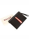 Benery Leather Clutch Bag Black - BALLY - BALAAN 6