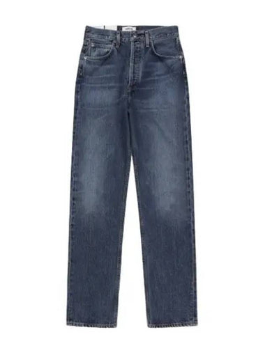 A Goldie Pinch Waist Denim Pants Blue - AGOLDE - BALAAN 1