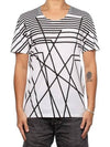 Zigzag pattern short sleeve t-shirt BJE61 - NEIL BARRETT - BALAAN 2