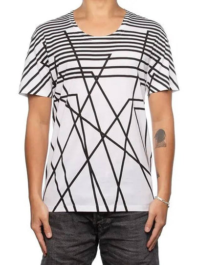 Zigzag pattern short sleeve t-shirt BJE61 - NEIL BARRETT - BALAAN 2