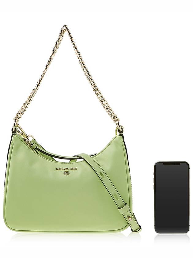 Jet Set Charm Medium Leather Shoulder Bag Green - MICHAEL KORS - BALAAN 7