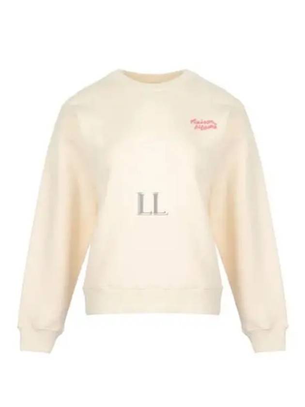 Handwriting Comfort Sweatshirt Pink - MAISON KITSUNE - BALAAN 2