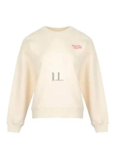 Handwriting Comfort Sweatshirt Pink - MAISON KITSUNE - BALAAN 2