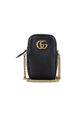 Marmont Mini Cross Bag Black - GUCCI - BALAAN 1