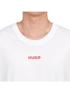 Logo Cotton Short Sleeve T-shirt White - HUGO BOSS - BALAAN 6