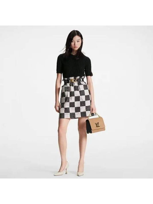 Bubble Damier Paper Bag Mini Skirt 1ABRHW - LOUIS VUITTON - BALAAN 1