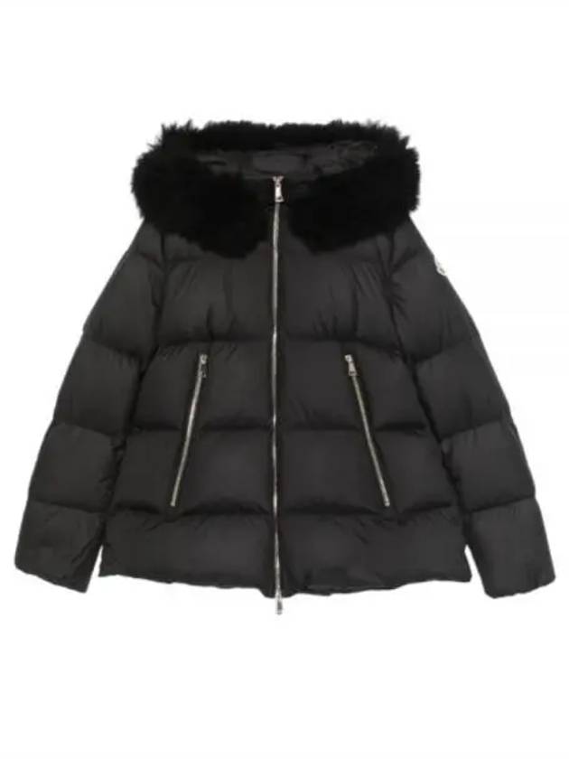 1A00174 54AQE 999 Laichefur short down jacket - MONCLER - BALAAN 1