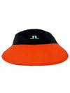 Women's Vilma Big Visor Orange Black - J.LINDEBERG - BALAAN 2