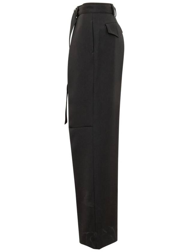 Tapered Pants J52KA0013J40002 001 BLACK - JIL SANDER - BALAAN 4