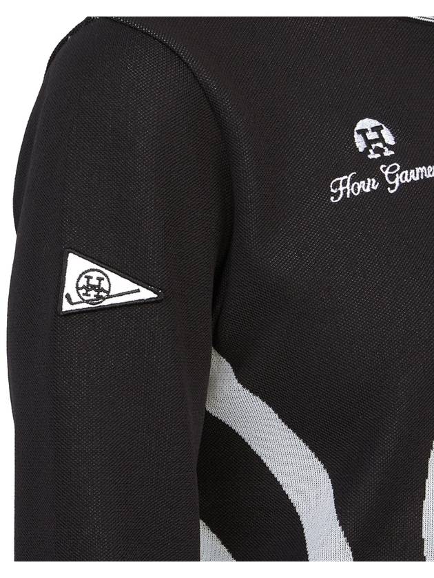 Golf Wear Knit HHW 2A AB51 BLACK - HORN GARMENT - BALAAN 9