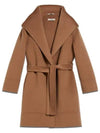 Dono Wool Cashmere Single Coat Camel - MAX MARA - BALAAN 2