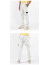 Cotton Cargo Straight Pants White - STONE ISLAND - BALAAN 5