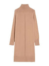 Zerbino Turtleneck Collar Short Dress Brown - MAX MARA - BALAAN 2